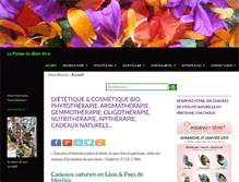 Tablet Screenshot of panier-du-bien-etre.com
